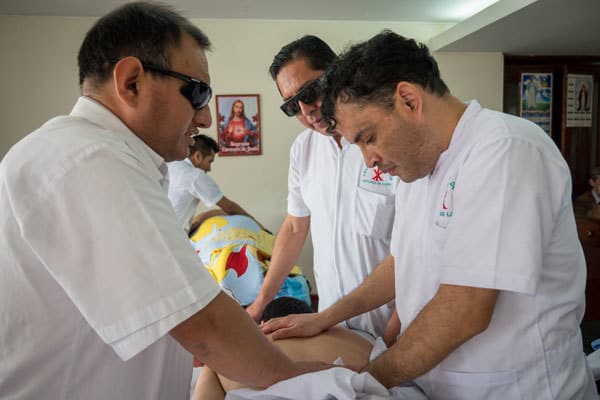 Blind in Peru, providing jobs, MAryknoll Fathers and Brothers