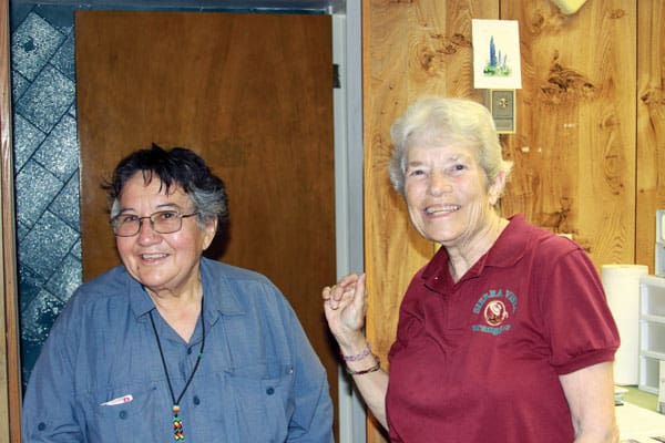 Maryknoll Sisters Lelia Mattingly and Margaret Sierra serve on the U.S./Mexico border in El Paso, Texas.