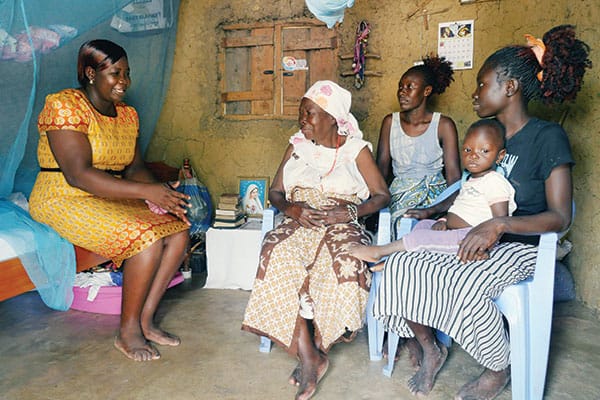 A Kenyan social worker, Caroline Osong, visits 79-year old Rose Muyuka, a grandmother who has diabetes and is partially blind. Osong works with medical missionary Dr. Susan Nagele, who is returning to the states in mid-2018 after serving more than three decades in East Africa.