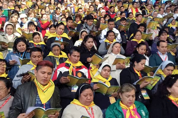 More than 3,500 participants gathered to share their faith at V CAM in Bolivialast July.