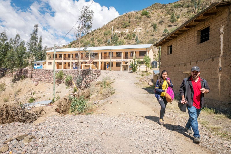 Juan Gomez at San Juan Bosco School, in Tacopaya. (Nile Sprague/Bolivia)