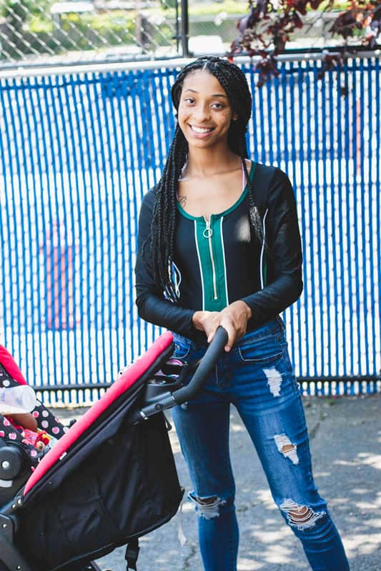 Many of Covenant House's 31 sites provide programs for young homeless moms and their babies. (Photo courtesy of Covenant House International/US)