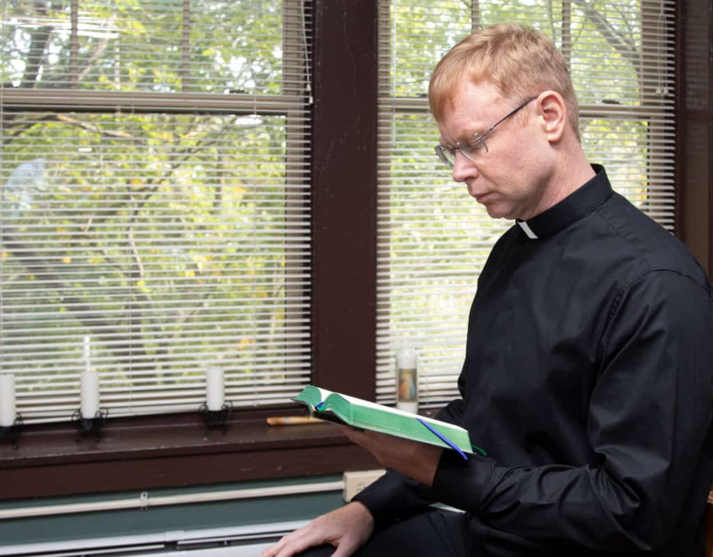 Deacon Gregory McPhee prays each day for God's direction. (Octavio Duran/U.S.)