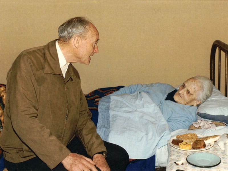 Known as a cheerful and prayerful man, Father Joseph Cappel was indefatigable in sharing God’s love with the elderly, sick and homebound. (Courtesy of Ricardo Rojas Valdés/Chile)