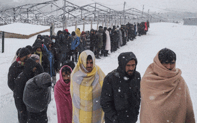 Bosnian Priest Appeals for Refugees Despairing in Winter Conditions