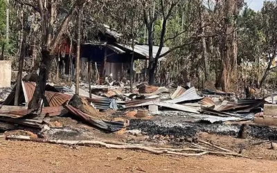 Myanmar Catholic Village Set on Fire