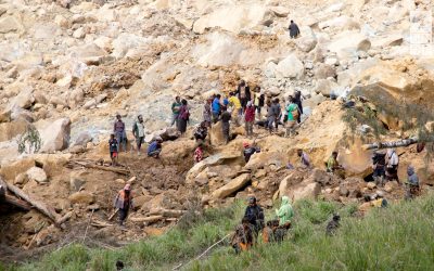 Caritas Helps Landslide Victims in Papua New Guinea